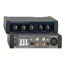 Rdl Ez-mxa20 20 Vatios Amplificador Audio Estéreo Mezclador 