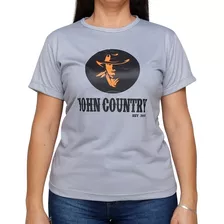 Camiseta Feminina Baby Look Country John Country