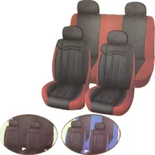 Funda De Asiento Ecocuero Universal Premium Varios Colores