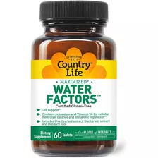 Country Life | Water Factors Diureti | 60 Tablets