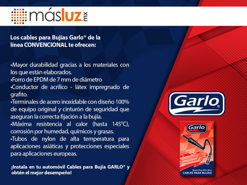 Jgo Cables Bujias Horizon 1.7l 8v 78-83 Convencional Foto 4