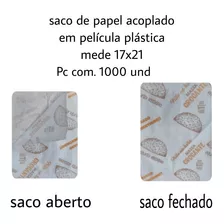 Saco De Lanche Papel Acoplado