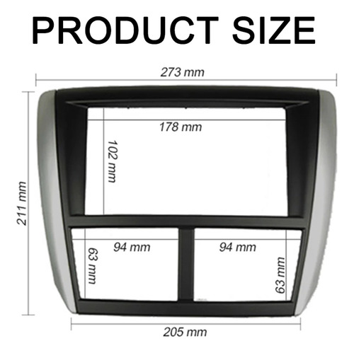 Radio De Coche Fascia Para Forester Impreza 2007-2012, Dvd E Foto 7