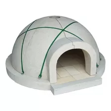 Forno Pizza Iglu Pré Moldado Com Kit Exaustão E Termômetro