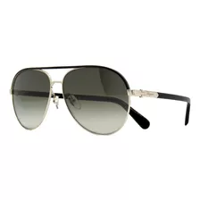 Lentes Sol Salvatore Ferragamo Sf163s Metal Pilot Italy 60mm