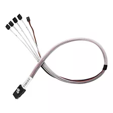 Cable Mini-sas Sff-8087 A Sata 7-pin Silverstone Cps03-re