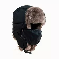 Gorro Táctico Ruso Ushanka Sovietico Con Tapa Boca / Polar