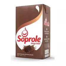 Leche Lv S Tapa Soprole 1 Lt Chocolate(6 Unidades) Super