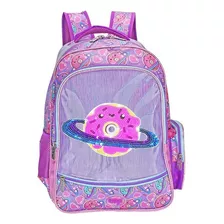 Mochila Primaria Dona Planeta Lentejuela Wilys Wt324