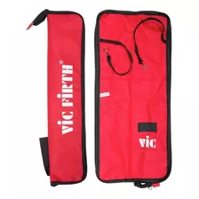 Bag De Baquetas Vic Firth Essentials Esb Para Baquetas 5a 5b Cor Vermelho