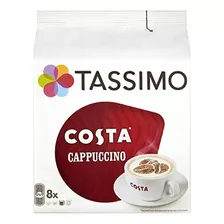 Tassimo Costa Cappuccino 16 Discos, 8 Porciones