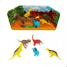 Conjunto Dinossauros De Brinquedo Dino Rex Filhote Infantil