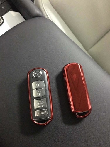 2 Fundas De Llaves En Color Rojas Mazda Cx3 2016 Al 2020 Foto 2