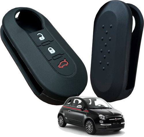 Funda Silicon Control Llave Fiat Palio Fiat 500 3 Bt Foto 2