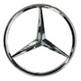 Par (2) Emblema Lateral Espadil Metal Mercedes Benz Negro