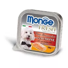 Alimento Para Perro -monge Fresh Cane Salmone 100 Gr