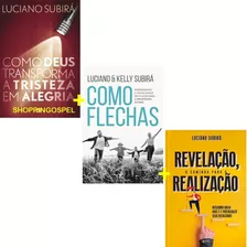 Kit 3 Livros Luciano Subirá Como Flechas + Revelação + Como