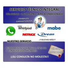 Service Lavarropas Y Heladeras Drean Whirlpool Patrick Gafa