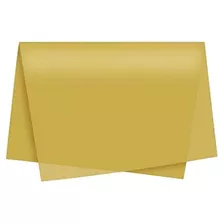 Papel De Seda Dourado 48x60 - 100 Unidades