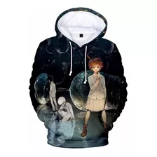 Anime The Promeed Neverland Sudaderas De Manga Larga