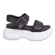 Sandalias Mujer Araquina Coming Plataforma Velcro Urbanas 