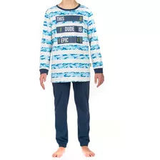 Pijama Niño Juvenil 2 Piezas Algodón Cotton Pantalón Polera