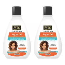 Creme Umidificante Ouribel Argan 390ml - Kit Com 2un