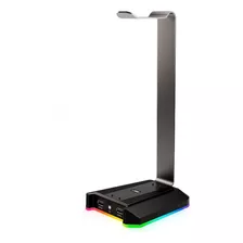 Soporte Para Audifonos Vsg Atlas Rgb Hub Usb 3.5mm Vg-hh136