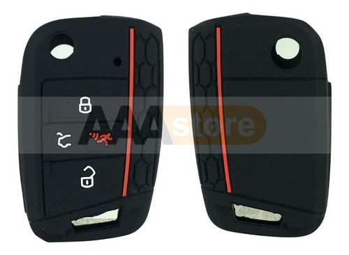 Funda Silicon Protector Llave Volkswagen Golf Mk7 Jetta Seat Foto 6