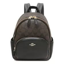 Mochila Coach Brown Black C8604