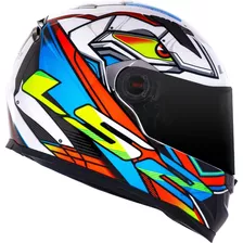 Capacete Para Moto Ls2 Ff358 Xdron Laranja Neon