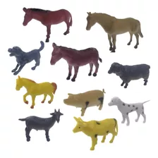 Animais Da Fazenda De Brinquedo Fazendinha Borracha Cavalo