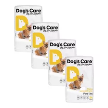 Kit Fralda Higiênica Pet P/ Cães Macho Dogs Care Tam M 96 Un