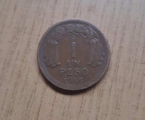 Moneda De Un Peso Año 1946