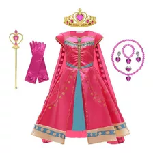 Disfraz Talla 5-6 Para Niñas De Princesa Inspirado En
