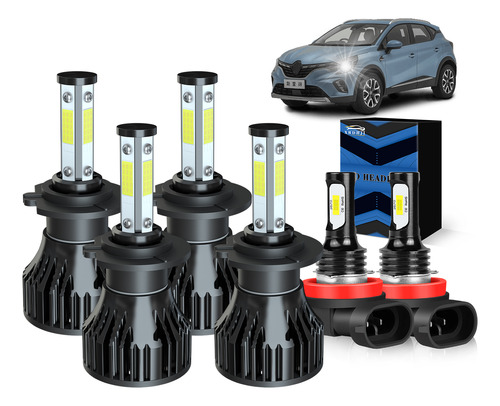 28000lm 6000k Focos Led Y Bombilla Antiniebla For Renault Renault Laguna