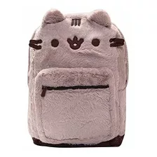 Pusheen The Cat Backpack With Cat Face For Girls Fuzzy Backp