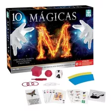 Kit Caixa De Mágicas 10 Truques Para Criança Nig Brinquedos