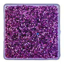 Glitter Brocal Metalizado 250g Cor Lilás Lantecor