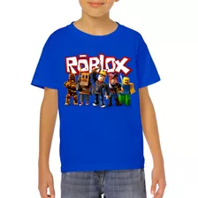 Remera Camiseta 100% Algodón Roblox Para Niños Garantizadas