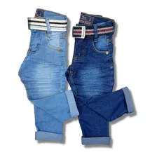 Kit 2 Calça Jeans Infantil Masculina Clara E Escura Estilo