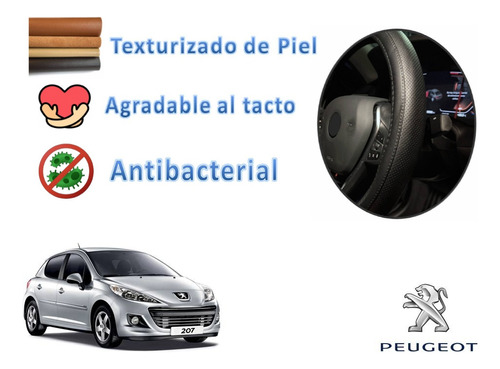 Tapetes 3d Logo Peugeot + Cubre Volante 207 2008 A 2014 Foto 6