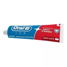 24 Creme Dental Oral-b 123 70g Pasta De Dentes Menta Suave