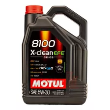 Motul 8100 X-clean Efe 5w-30 5lt 100% Synthetic