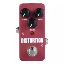 Pedal Guitarra Kokko Efeito Distorção Cor Vermelho