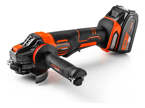 Amoladora Angular Brushless 115mm 20volt 4a Hamilton Blt115 Naranja 50/60 Hz.
