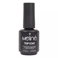 Esmalte Top Coat Meline Gel Uv/led Semipermanente X 15 Ml