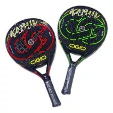 Paleta De Padel Cigio Kabul Carbono, Superficie Con Textura.