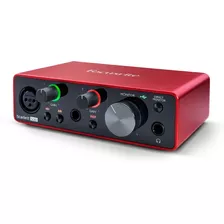 Focusrite Scarlett Solo 3era Generacion Placa De Audio Usb 