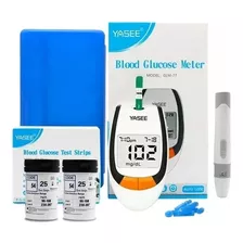 Glucómetro Pack Medidor Glucosa +50 Tiras + 50 Lancetas